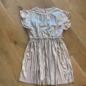 Crewcuts size 10 metallic dress new condition.